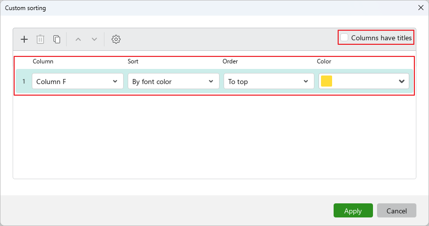 sorting_text_color_settings_window