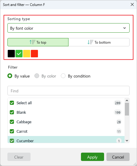 sorting_window_text_color
